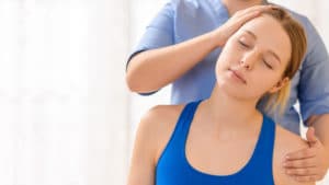 woman chiropractic patient