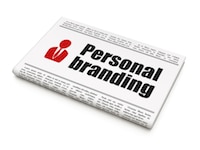 personal branding advertisement on newspaper