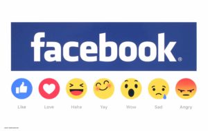 facebook logo and emoticons