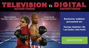 TV vs DIGITAL boxing ad