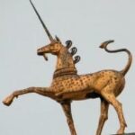 unicorn statue