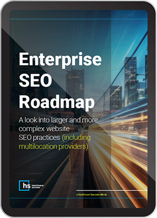 Bookcover for Enterprise SEO Roadmap for Healthcare